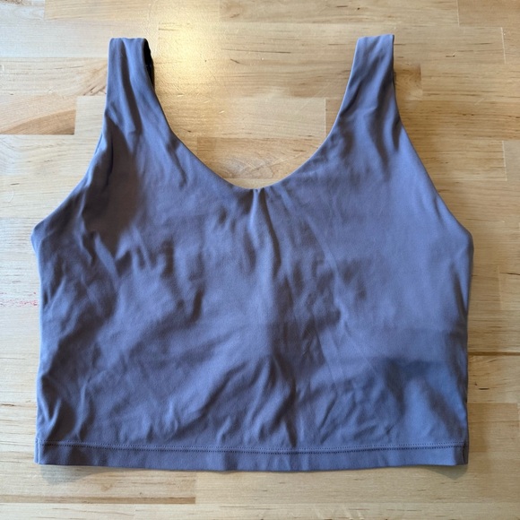 Tops - Light Lavender Crop Tank Top